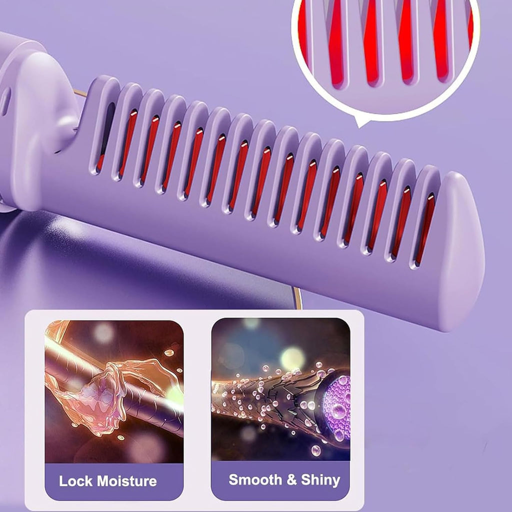 Portable Mini Hair Straightener | Cordless Rechargeable | Mini Adjustable Hair Straightener